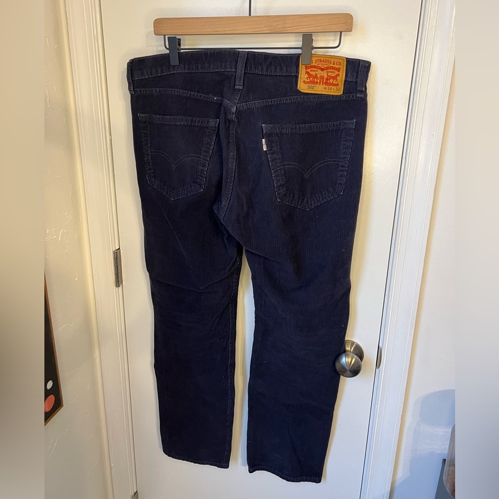 Levi's Dark Blue Corduroy Pants 34 x 32